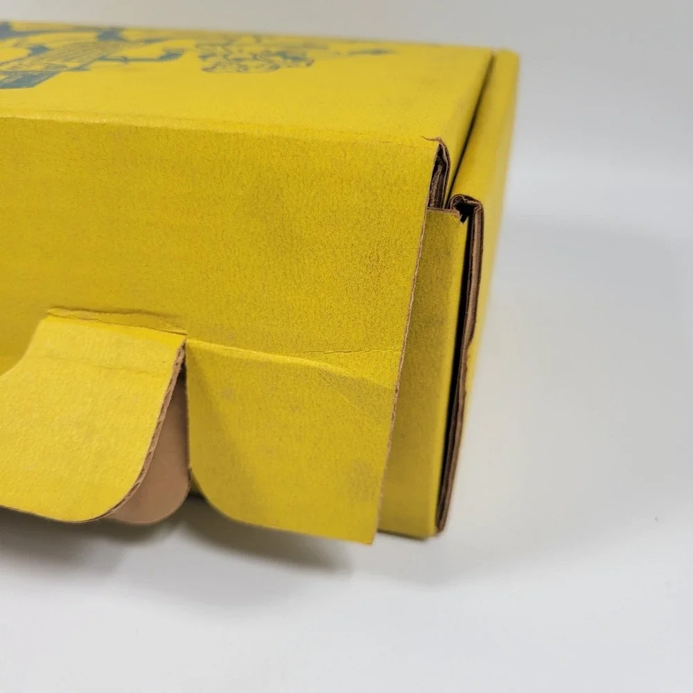 VTG Mr. Peanut Kids Yellow Cardboard School Pencil Box Planters Collectible RARE